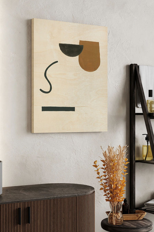 Intraconnected IV Wood Art Print - Oakavia