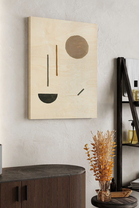 Intraconnected VI Wood Art Print - Oakavia