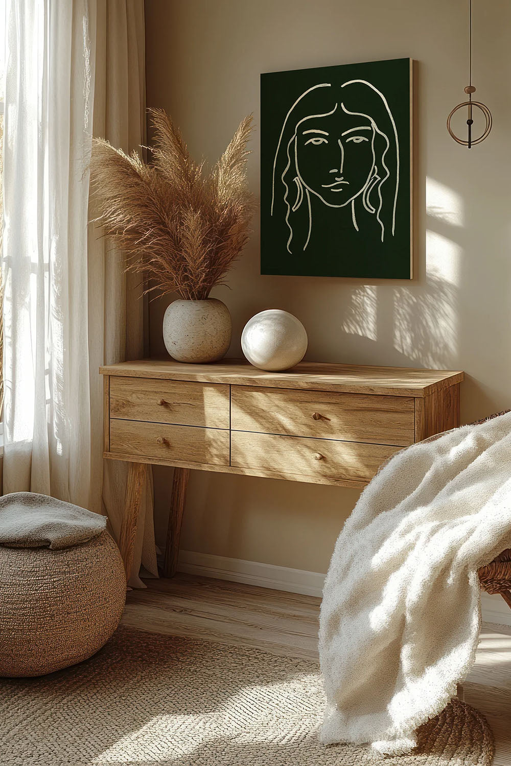 Malachite Portrait VI Wood Art Print - Oakavia