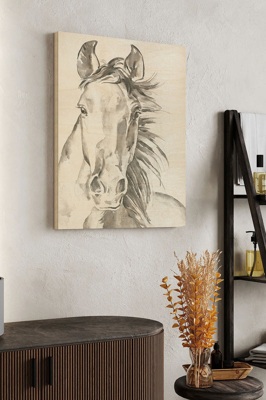 Farm Faces II Wood Art Print - Oakavia