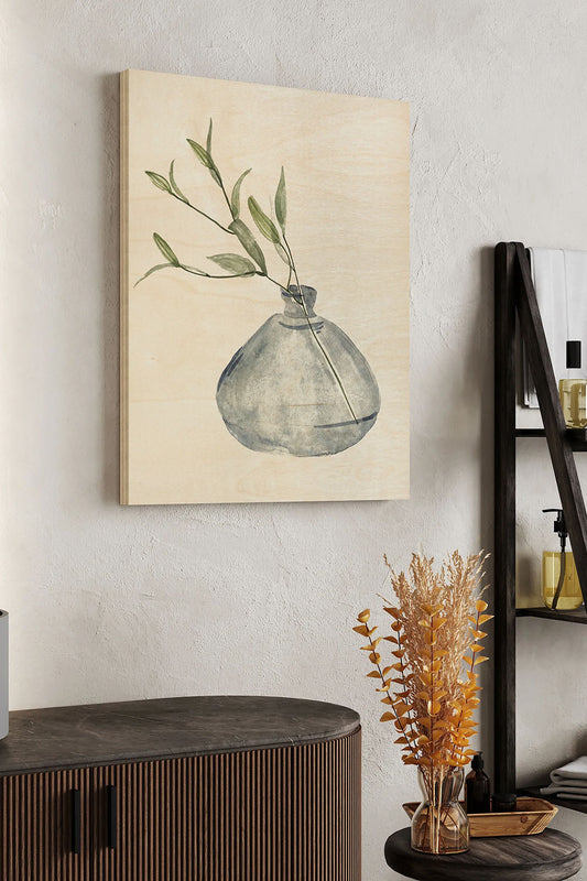 Misty II Wood Art Print - Oakavia