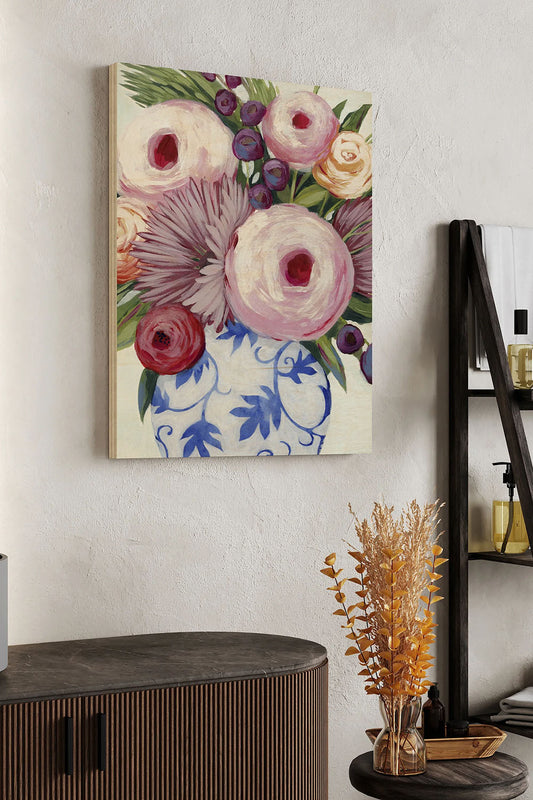 Clarity Blooms I Wood Art Print - Oakavia