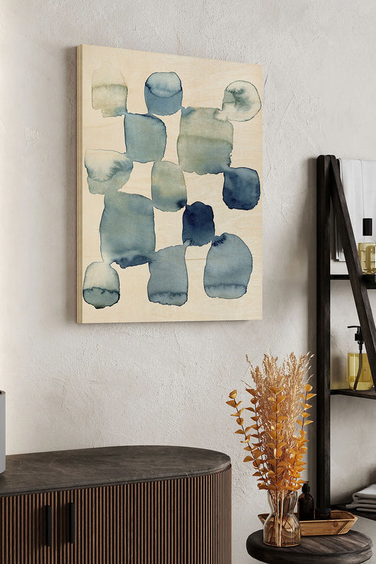 Beach Wash II Wood Art Print - Oakavia