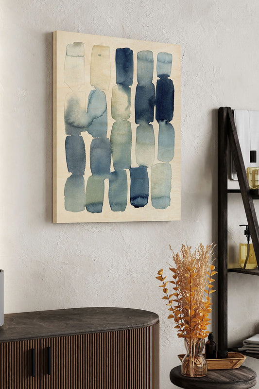 Beach Wash III Wood Art Print - Oakavia