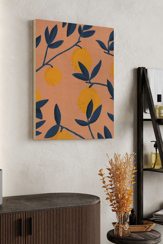 Sunlit Grove I Wood Art Print - Oakavia