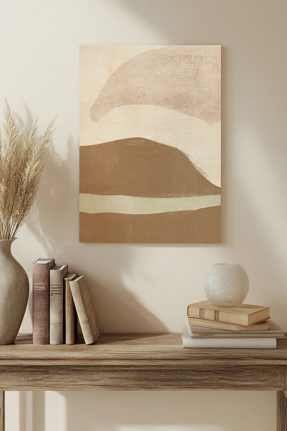 Symphonic Shapes I Wood Art Print - Oakavia