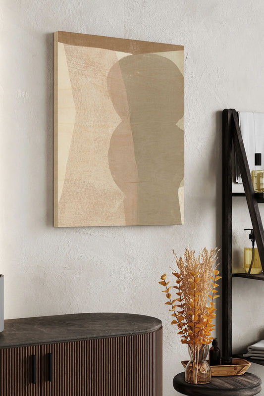 Symphonic Shapes II Wood Art Print - Oakavia