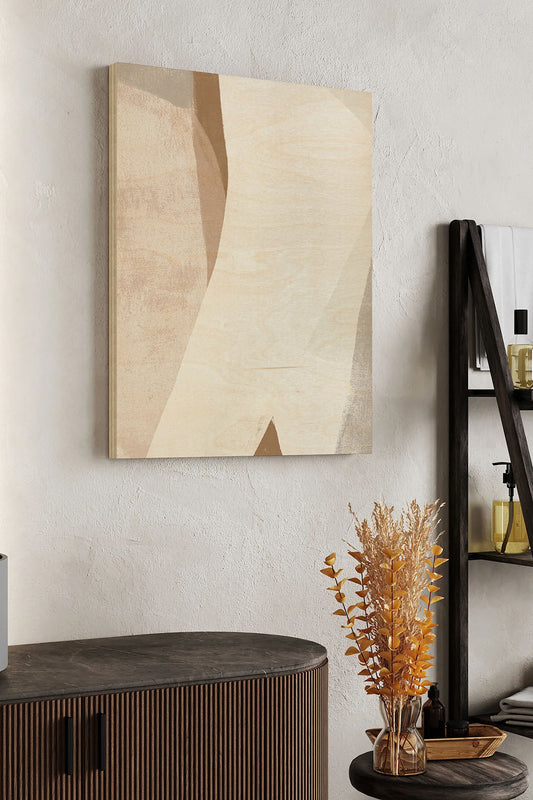 Symphonic Shapes III Wood Art Print - Oakavia