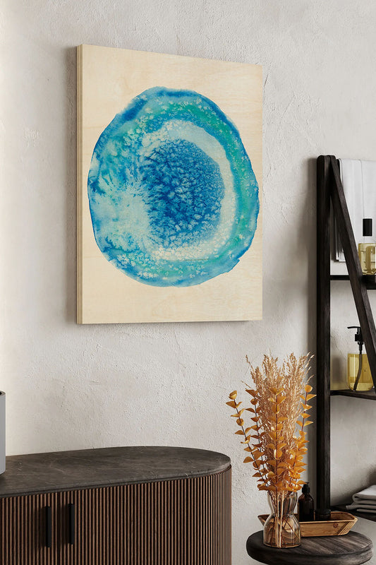 Radiant Geode IV Wood Art Print - Oakavia