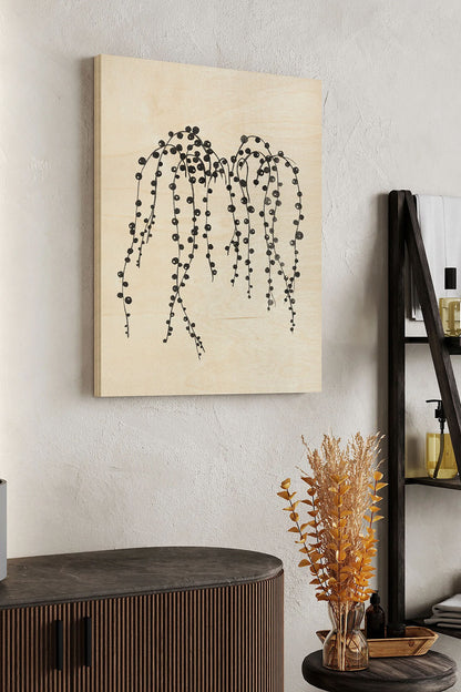 Leaving II Wood Art Print - Oakavia