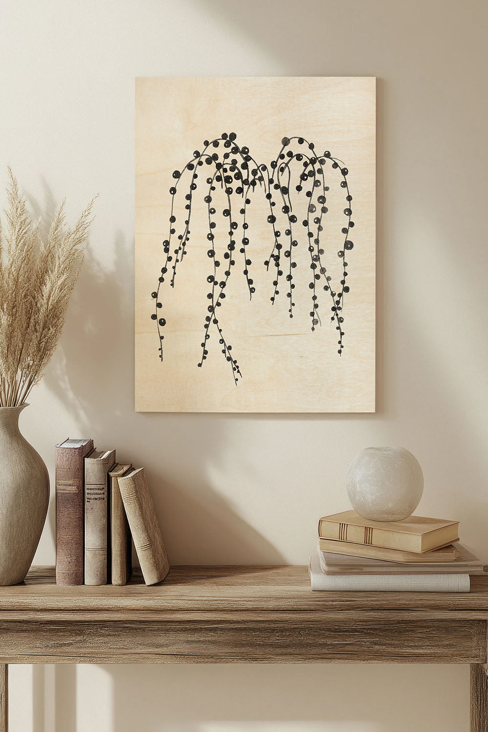 Leaving II Wood Art Print - Oakavia