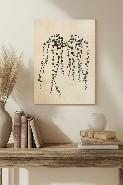 Leaving II Wood Art Print - Oakavia