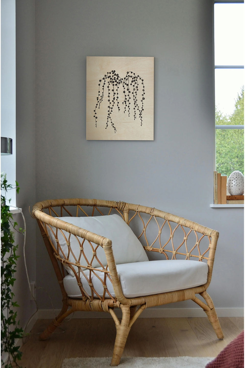 Leaving II Wood Art Print - Oakavia