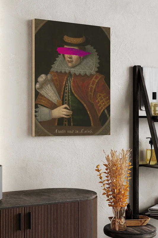 Masked Pocahontas Wood Art Print - Oakavia