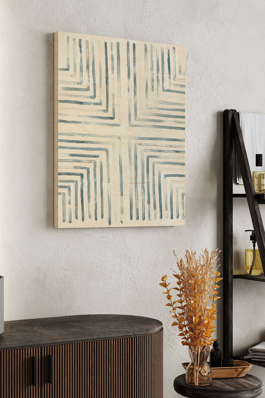 Divisions II Wood Art Print - Oakavia