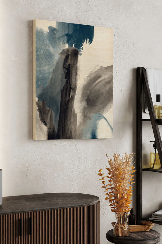 Meta Mineral I Wood Art Print - Oakavia