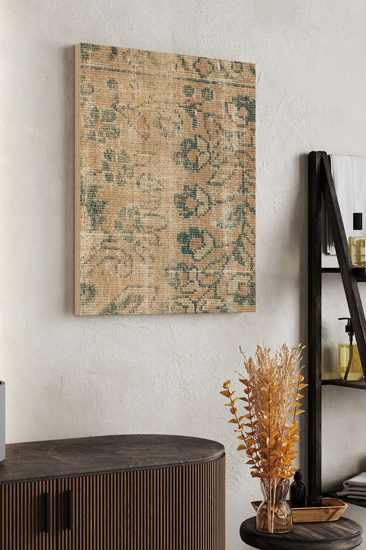 Faded Textile IV Wood Art Print - Oakavia
