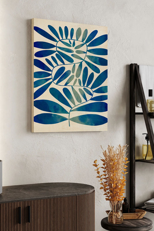Summer Sprig I Wood Art Print - Oakavia