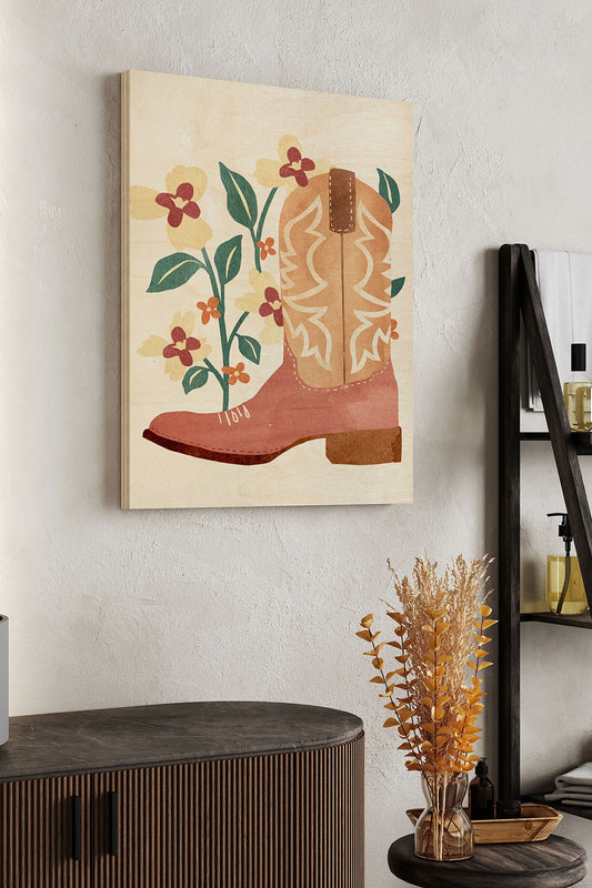Wild & Free III Wood Art Print - Oakavia