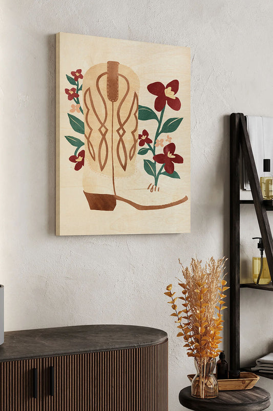 Wild & Free IV Wood Art Print - Oakavia