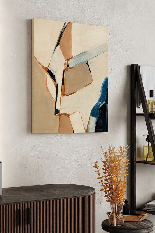 Diagramme II Wood Art Print - Oakavia