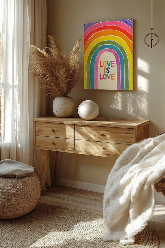 Love Loudly IV Wood Art Print - Oakavia