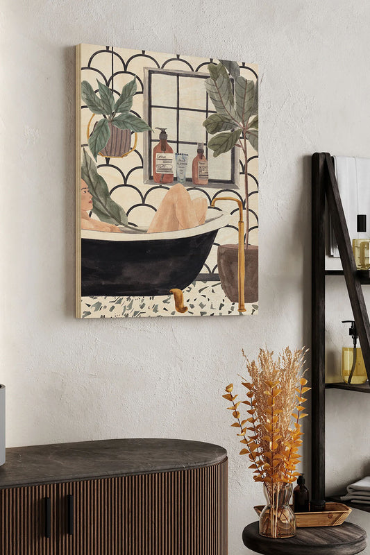 Meeting Myself Collection B Wood Art Print - Oakavia