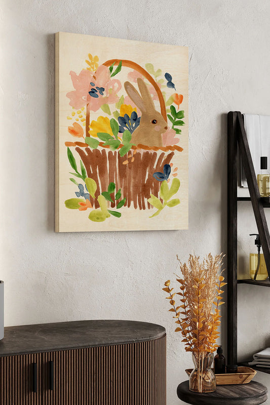 Meadow Potpourri Collection B Wood Art Print - Oakavia