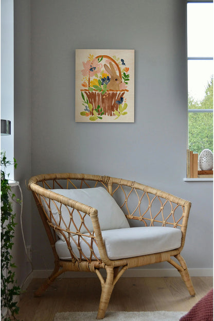Meadow Potpourri Collection B Wood Art Print - Oakavia