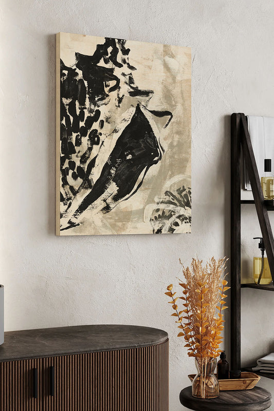 Sea Scumble III Wood Art Print - Oakavia