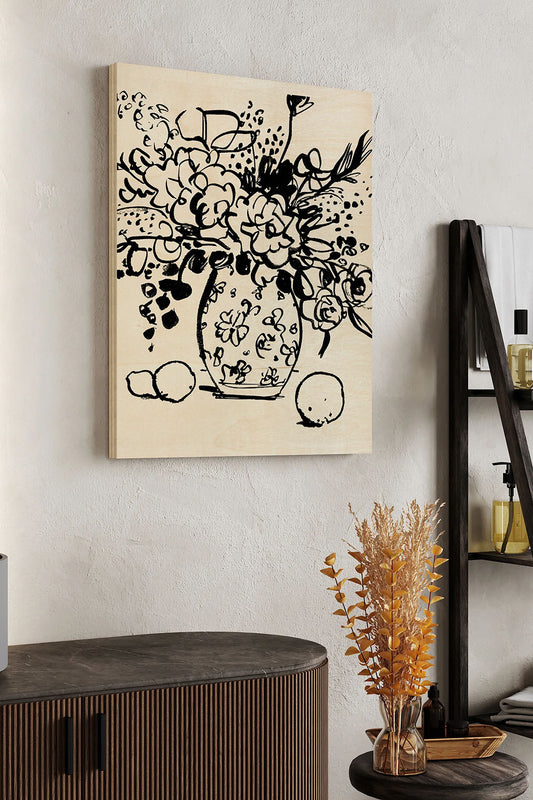 Matisse's Muse Still Life II Wood Art Print - Oakavia
