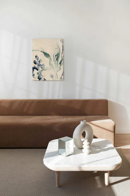 Blue Kelp IV Wood Art Print - Oakavia