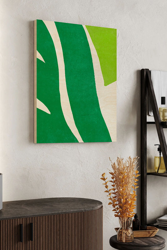 Color Cuts II Wood Art Print - Oakavia