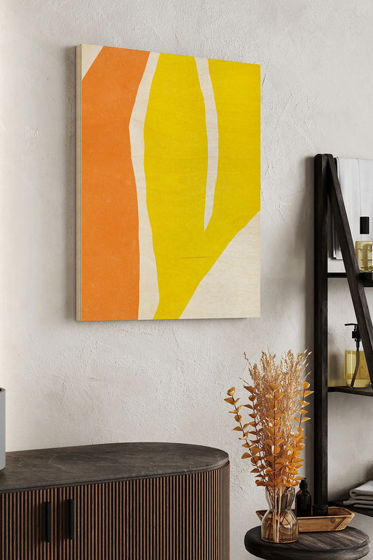 Color Cuts V Wood Art Print - Oakavia