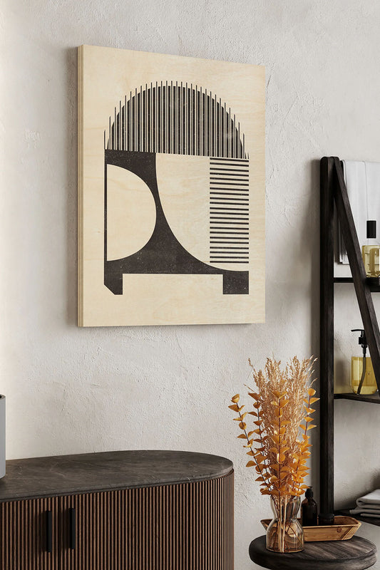 Unknown Space IV Wood Art Print - Oakavia