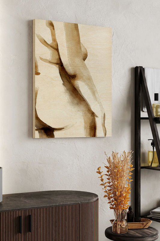 Comfortable I Wood Art Print - Oakavia