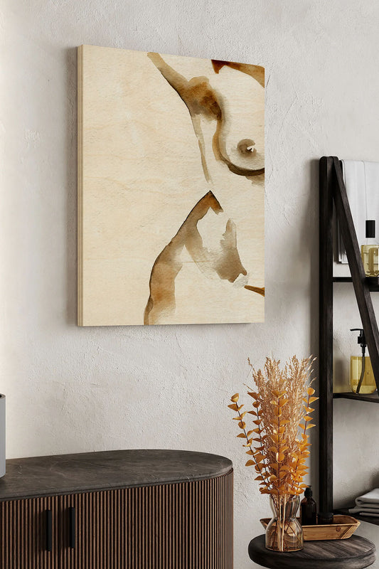 Comfortable II Wood Art Print - Oakavia