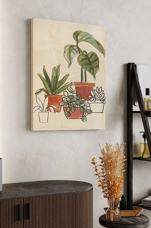 Home Grown I Wood Art Print - Oakavia