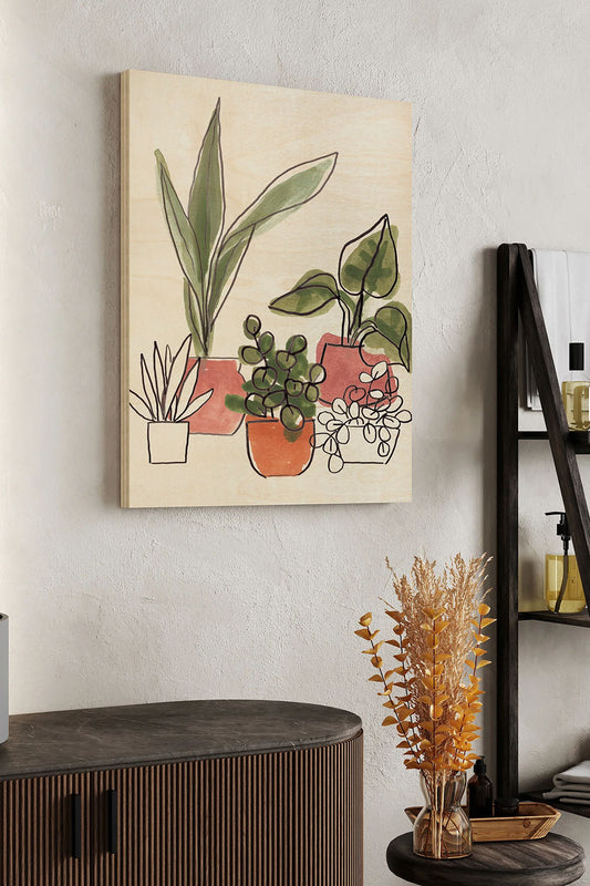 Home Grown II Wood Art Print - Oakavia