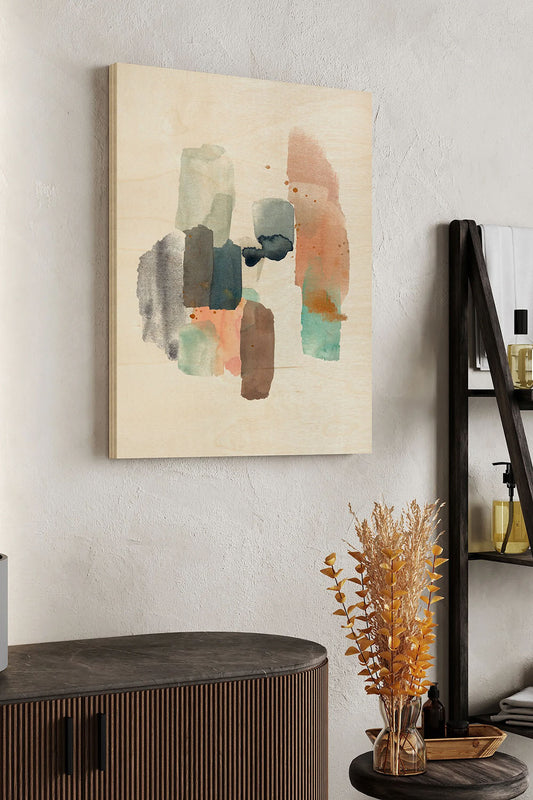 Glacier's Edge I Wood Art Print - Oakavia