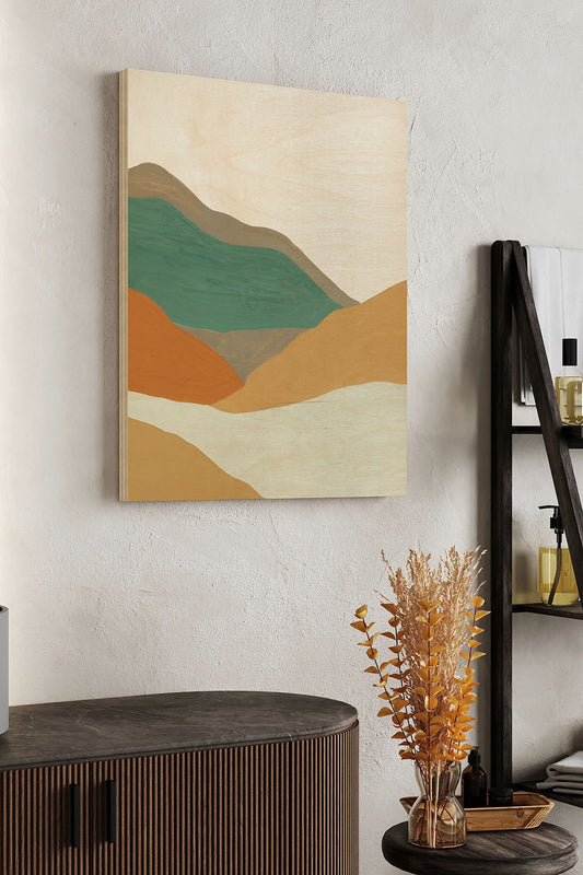 Oxidized Mesa I Wood Art Print - Oakavia