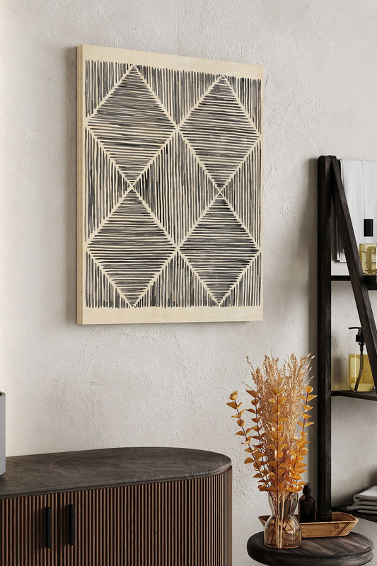 Vibrato III Wood Art Print - Oakavia