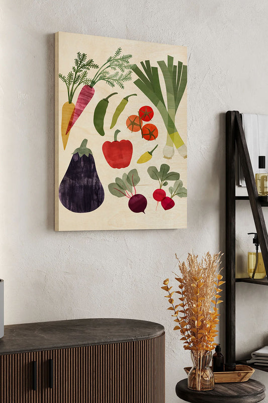 Garden Offering I Wood Art Print - Oakavia