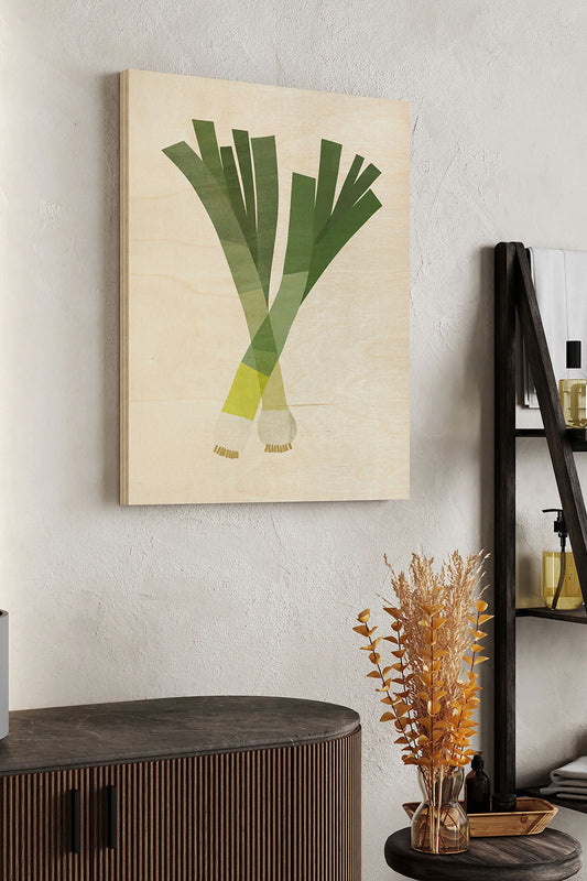 Organic Veg II Wood Art Print - Oakavia