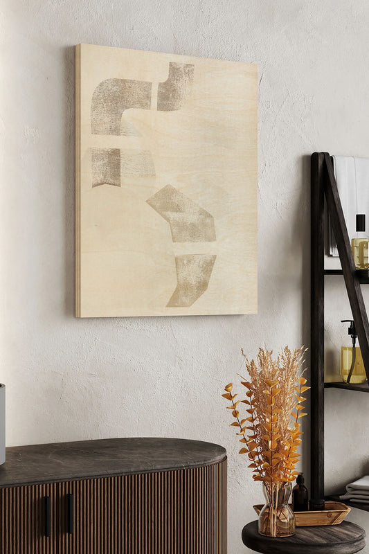 Quiet Affection I Wood Art Print - Oakavia