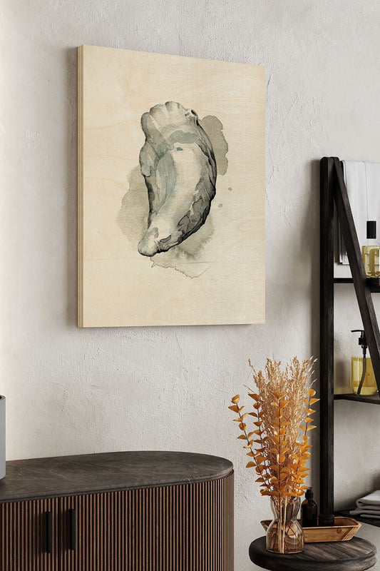 Oysters on the Bay II Wood Art Print - Oakavia