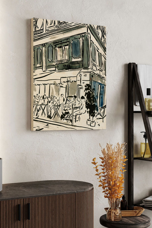 Aucoin de Larue I Wood Art Print - Oakavia
