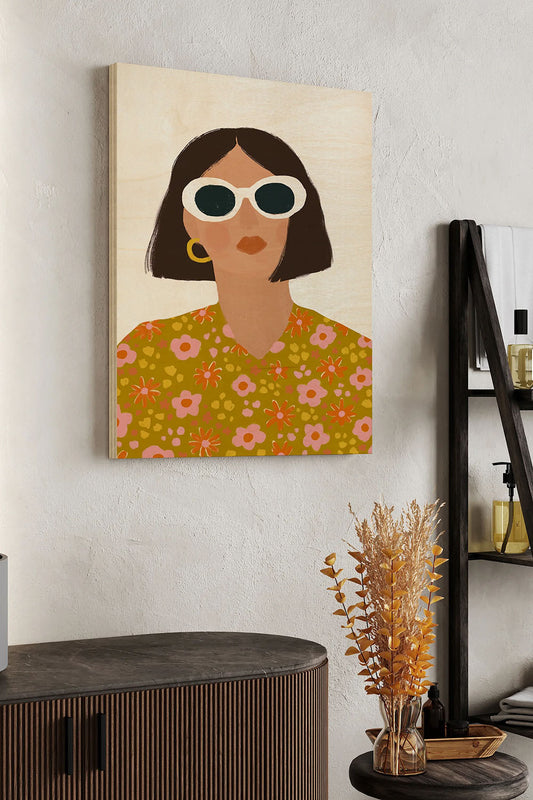 Sunnies II Wood Art Print - Oakavia
