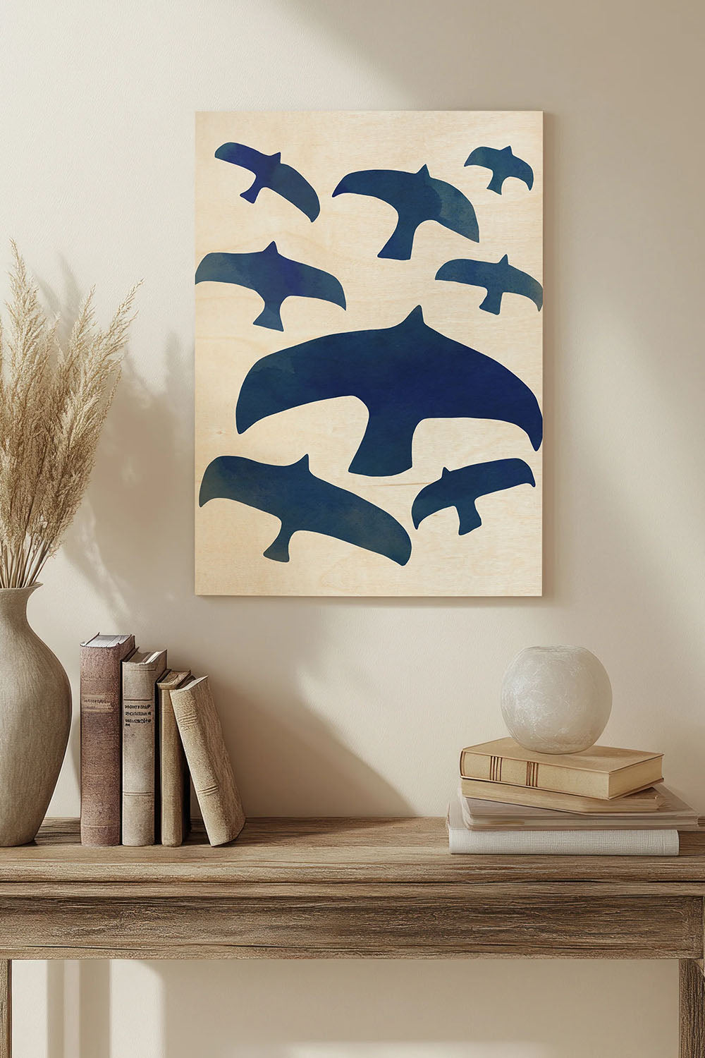 Matisse Seagulls I Wood Art Print - Oakavia