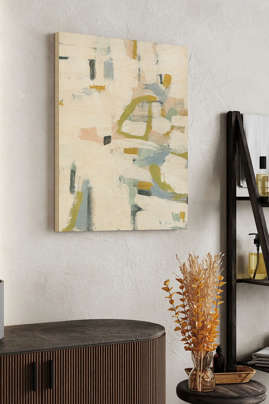 Interim II Wood Art Print - Oakavia